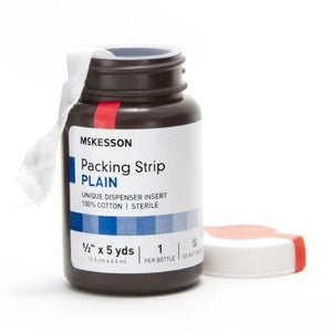 McKesson 61-59220 Cotton Packing Strip 1 Bottle