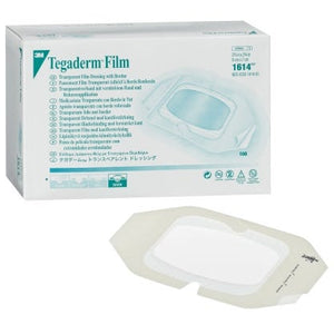 3M Tegaderm 1621 Transparent Film Dressing Box of 50