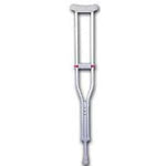 Guardian Red Dot Push-button Auxiliary Crutches - Tall Adult, 52