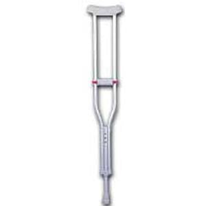 Guardian Red Dot Push-button Auxiliary Crutches - Tall Adult, 52