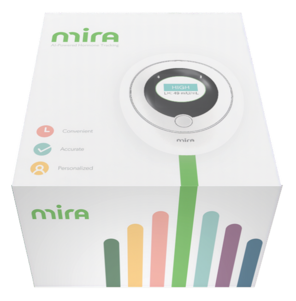 Mira Fertility Tracking Monitor Kit with 10 Ovulation Test Wands and Connected App, Patented Smart System Predicts Ovulation with Actual LH Hormone Concentrations 90423519
