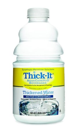 Thick-It AquacareH2O Thickened Water Ready-to-Use Nectar Consistency: 1  Count, 46 oz, Bottle