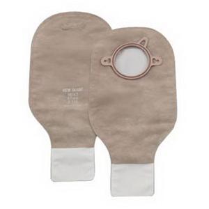 New Image 2-Piece Drainable Ostomy Pouch - 2-Sided Comfort Panel, Clamp Closure, Filter, 12" L, 2-3/4", Beige, Box of 10 76359558