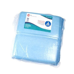 Chux Underpad: 150 Count, Blue, 23" x 36", 60 gram 72587612