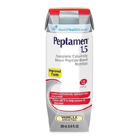 Peptamen 1.5 Vanilla 250mL Carton Ready to Use Case of 24 33741685