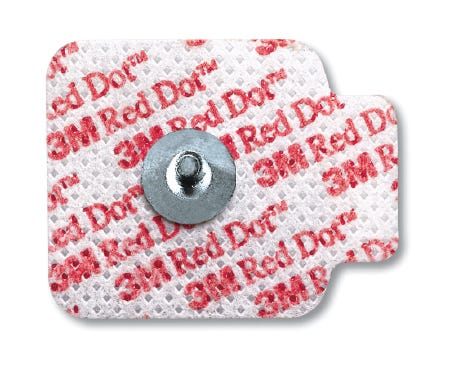 3M Red Dot EKG Snap Electrode Monitoring, Radiolucent, Pack of 3 33455993