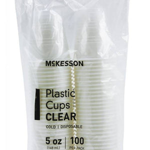 McKesson Plastic Drinking Cup , 5 Ounce, Case of 2000, Translucent