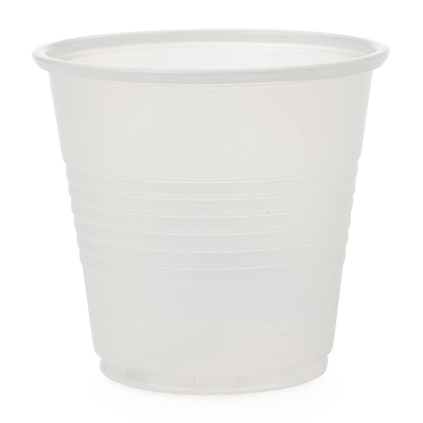Medline Disposable Cold Plastic Drinking Cups Translucent, Case of 2500, 2 Pack (5000 Total)
