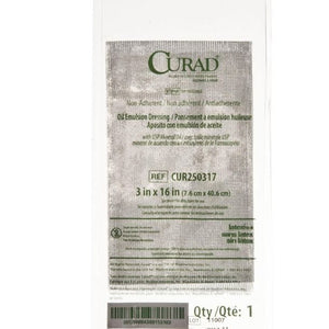 Medline CURAD Sterile Oil Emulsion Gauze: 3" x 16", 36 Count 50258331