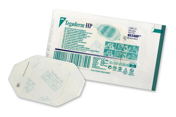 Tegaderm 9534HP Transparent Film Dressing HP Rectangle 2-3/8 X 2-3/4 Inch Frame Style Delivery With Label Sterile. Case of 400