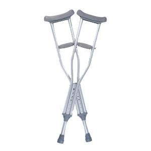 Guardian Quick-Fit Child Adjustable Auxiliary Crutches, 31-1/2" - 37-1/2" (Adjustment Range), 3'9" - 4'7" (Adjustable User Height), Pair of 2 66167463