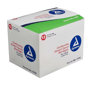 Dynarex Conforming Bandage - 4", Box of 12 11269779
