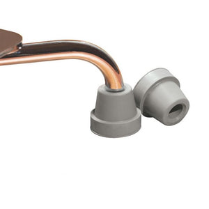 Quad Cane Tips Gray Case of 8