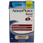 Nestle Novasource Renal Formula: 8 oz, Vanilla, 27 Count Unflavored 54405895