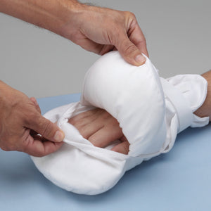 Peek-A-Boo Hand Control Mitt One Size Fits Most Hook and Loop Closure Without Straps 1 Pair