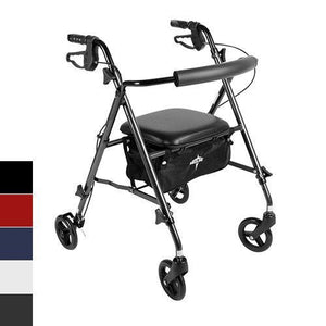 Medline Freedom Ultralight Rollators Blue, 1 Count 40594207