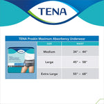 TENA ProSkin Incontinence Underwear for Men with Maximum Absorbency 45653262