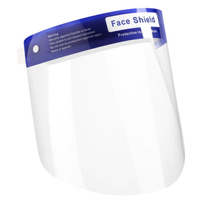 RightCare Protective Full Face Shield, Reusable with Anti-Fog Coating and Elastic Head Strap