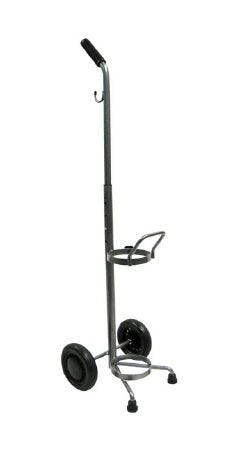 Drive Medical Adjustable Oxygen Cart, Silver Vein Finish 87838651