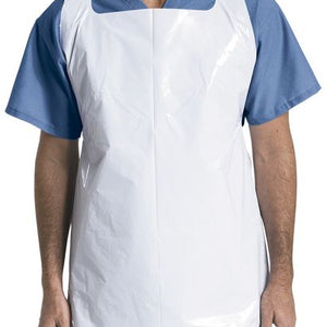Protective Polyethylene Disposable Aprons -Case of 500