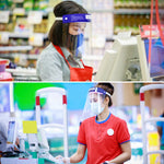 RightCare Protective Full Face Shield, Reusable with Anti-Fog Coating and Elastic Head Strap