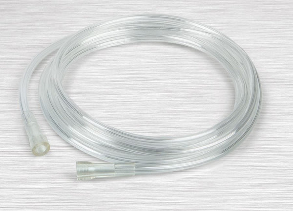 Medline Crush-Resistant Oxygen Tubing: Clear, 50', 10 Count