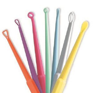 FlexLoop Ear Curette Single End 4 mm Curved Flexible Oval Loop Box of 50 12449767