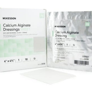 McKesson 3558 Calcium Alginate Dressing, Box of 10