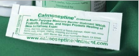 Calmoseptine Skin Protectant, 0.125 oz. Individual Packet, Scented Ointment, Case of 144