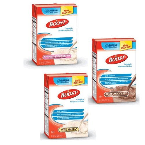 Nestle Boost Complete Nutritional drink: Vanilla, 27 Count 85165794