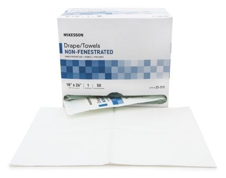 McKesson 25-515 General Purpose Drape, Box of 50