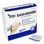 PDI Sanitizing Skin Wipe Sani-Hands ALC Individual Packet Alcohol 100 per Pack 8 Packs (800 Total)