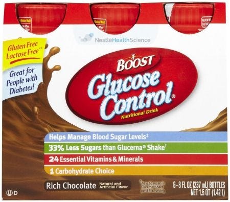 Boost Glucose Control 12263863 Oral Supplement Case of 24 87874937
