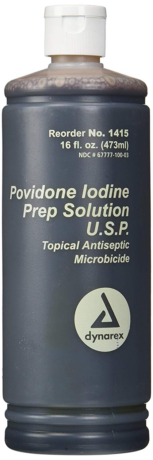 Dynarex 1415 Iodine Prep Solution, 1 Each 77916739