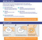 RightCare CGM Adhesive Patch made with KT Tape, Dexcom G6, Bag of 25 71705007
