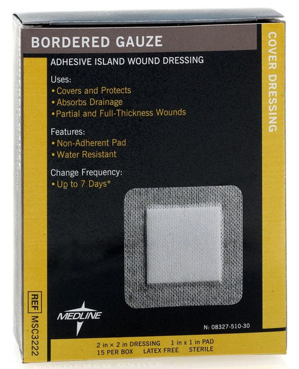 Medline Sterile Bordered Gauze: 2