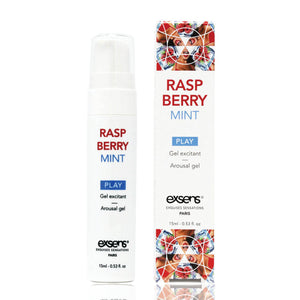 Exsens Raspberry Mint Arousal Lubricant and Flavored Foreplay Gel, 15ml (0.53 fl.oz), 1 count