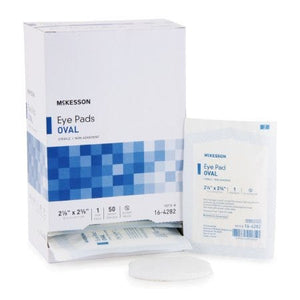 McKesson 164282 Eye Pad Cotton Filler, Box of 50