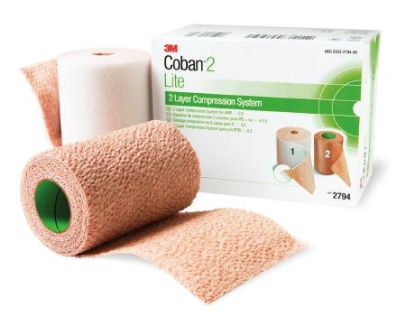 Coban 2794N 2 Layer Lite Compression System, Case of 8