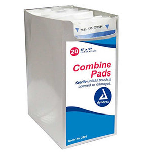 Dynarex 3501 Abdominal Pad Box of 20 79828364