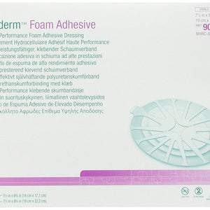 3M Tegaderm 90616 Foam Dressing 7-1/2 X 8-3/4 Inch Oval Adhesive with Border Sterile. 1 each