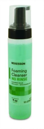 Mckesson Foaming Body Cleanser: 1 Count, Green, 9 oz, Cucumber Melon Scent
