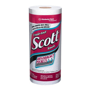 Scott Kitchen Paper Towels , 8.78 x 11 Inch, 1-Ply, 1 Each, White 31880210