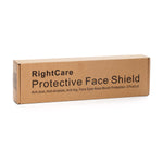 RightCare Protective Full Face Shield, Reusable with Anti-Fog Coating and Elastic Head Strap