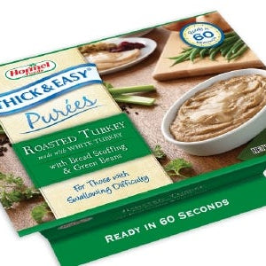 Thick & Easy Purees 7 oz Bowl Turkey with Stuffing / Green Beans Ready to Use Puree Case of 7 80963708