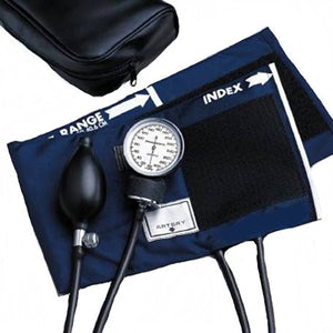 BASIC Aneroid Sphygmomanometer, Pocket Style, Hand Held, 2-Tube, Adult, Adult Arm