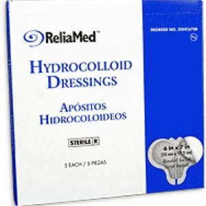 Cardinal Health Essentials HC67SB Hydrocolloid Sacral Dressing, Box of 5