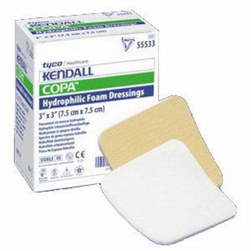 Kendall Copa 55535 UltraSoft Fenestrated Hydrophilic Foam Dressing Box of 10