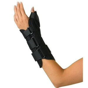 Medline Wrist and Forearm Splint: Medium, Thumb Left 25429993