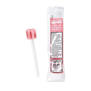 Sage Products Oral Swabstick Toothette: Foam Tip, Untreated, 6" 61051834
